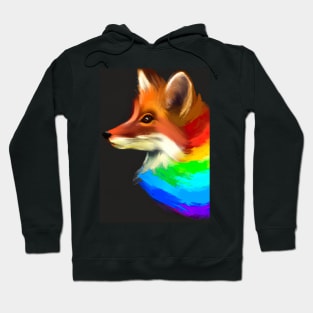 Rainbow Fox Hoodie